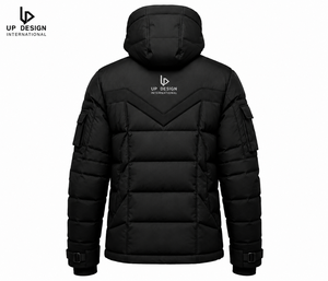 Chaqueta de Invierno Acolchada con Capucha para Hombre, Impermeable, Aislada, Estilo Parka, Fabricante OEM ODM - Product Image 2