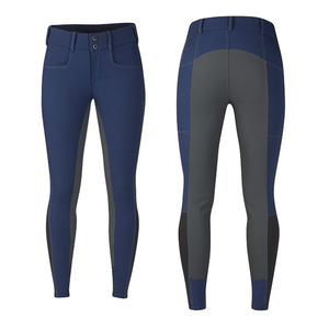 Machine Stitched Custom Logo Riding Breeches Polyester Waterproof High Waist Winter Wear Horse Riding Breeches Unisex <b>Pants</b> - Product Image 4