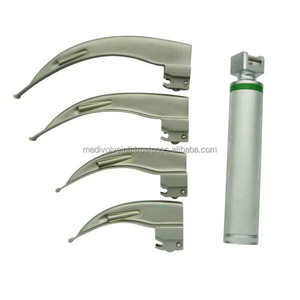 Set de Laringoscopio de Fibra Óptica Medivolve Macintosh con 4 Hojas Curvas de Acero Inoxidable, Eléctrico, Certificado CE e ISO, OEM ODM ENT Airway - Product Image 2