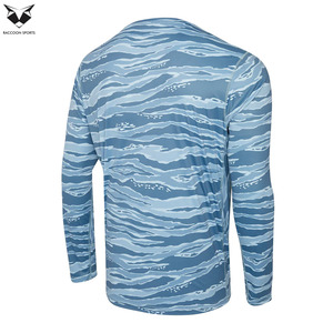 Camisetas de Pesca Sublimadas Personalizadas de Manga Larga, Transpirables, de Secado Rápido, Jersey de Pesca de Alto Rendimiento con Protección UV UPF 50+ - Product Image 2