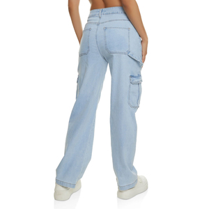 Pantalones Cargo para Mujer, de Alta Calidad, Transpirables, Ecológicos, de Secado Rápido, con Múltiples Bolsillos, Logotipo Personalizado, Estilo Urbano, para Adultos - Product Image 2