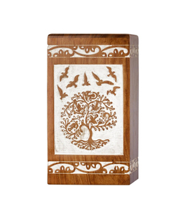 Urnes funéraires en bois pour cendres humaines adultes, personnalisables - Product Image 1