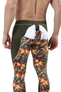Leggings de Compresión para Hombre, Personalizados al por Mayor, de Spandex/Poliéster, Antibacterianos, Transpirables, de Secado Rápido, Elásticos, Ajustados, para Gimnasio y Running - Product Image 5