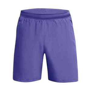 Shorts de course athlétiques pour hommes, taille élastique, respirants, séchage rapide, design uni, tissu en toile pour la course à pied rapide - Product Image 1