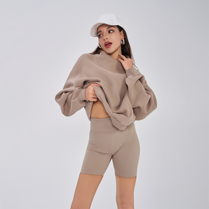 Pull molletonné oversize à col montant pour femme – Hiver, décontracté, coupe ample, streetwear, personnalisable sur le devant, doux, chaud et confortable pour le quotidien - Product Image 1