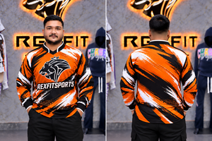 Maillot de paintball en gros REXFIT SPORTS, logo personnalisé, uniforme d'équipe par sublimation, fabricant OEM Pakistan, polyester respirant - Product Image 2