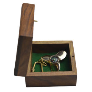 New Designer <b>Key</b> <b>Chain</b> With Completely Magnifier Shaped and Shiny Golden Colored Finishing Design <b>Key</b> Ring - Product Image 5