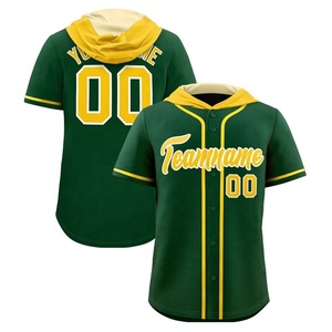 Camisetas de béisbol personalizadas al por mayor para hombre con logo, de última tendencia, MOQ bajo, de secado rápido y transpirables, para equipos. - Product Image 2
