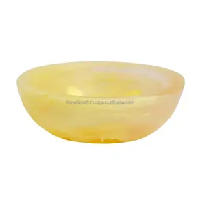 Superior Design High Quality Handmade Resin Luxury Elegent Eco-Friendly Durable Polished Serving <b>Large</b> <b>Bowls</b> Stylish Party - Product Image 3