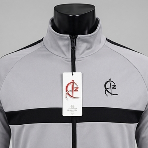 Chaqueta Deportiva Casual para Hombre, Tejido de Poliéster Suave, Construcción Ligera, Cierre de Cremallera Completa, Cuello Alto, Ajuste Cómodo para Uso Diario - Product Image 5