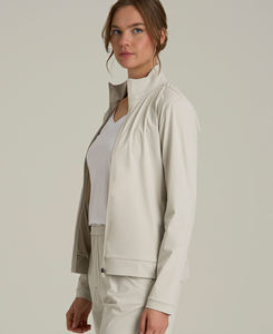 Veste Softshell d'hiver zippée pour femme, en coton et soie, avec logo, tissu confortable, col montant, design haut de gamme, meilleur prix, style urbain - Product Image 2
