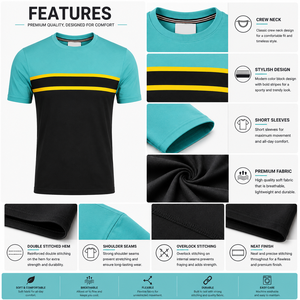 Camisetas de Hombre de Buena Calidad, Camiseta de Manga Corta para Hombre, Estilo Nuevo de Verano, Camiseta Básica Moderna, Camisetas de Hombre Ajustadas a la Moda - Product Image 5