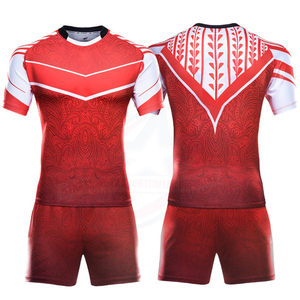 Conjuntos de Uniformes de Rugby Transpirables de Alta Calidad, 100% Poliéster, Manga Corta, Tallas Grandes, Absorben la Humedad, Disponibles en Varias Tallas - Product Image 5