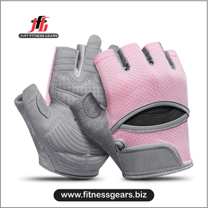 Gants de musculation demi-doigts avec sangle de poignet réglable, légers, séchage rapide, pour le sport et le cyclisme - Product Image 1