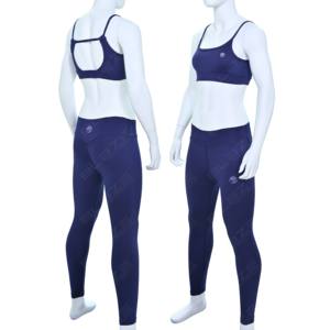 Conjunto Deportivo de 2 Piezas para Mujer, Leggings de Cintura Alta y Sujetador Deportivo, Ropa Deportiva de Secado Rápido, Blaze Wholesale - Product Image 1