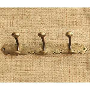 Juego de Accesorios de Baño de Latón Antiguo de Lujo, Colección de Herrajes de Baño Grabados Vintage para Montar en la Pared - Product Image 2