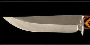Couteau de chasse à pointe tombante, lame en acier inoxydable, manche en bois, couteau de survie à lame fixe, fait main et personnalisé - Product Image 2