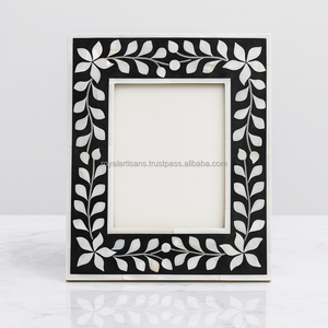 Luxury Buffalo Horn <b>4x6</b> Photo <b>Frame</b> Customizable Thermal Transfer Print Rectangle Horizontal Handmade <b>Frame</b> - Product Image 3