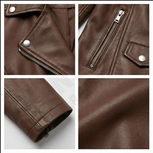 Nouveau Style Plus La Taille Pas Cher En Gros Femmes En Cuir Véritable Zip Moto Régulier Respirant Tricoté Personnalisable Ajusté Biker - Product Image 4