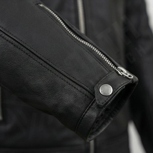 Veste de moto en cuir véritable pour homme de qualité supérieure, nouvelle arrivée, vestes de moto d'hiver, protections amovibles, personnalisables - Product Image 6