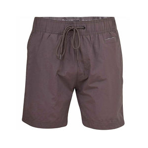 Men's Solid Color Quick Dry Shorts Drawstring Waist Casual Style Mid Length 100% Polyester - Product Image 1