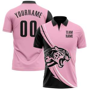 Camiseta de Rugby Personalizada Más Vendida, Nombre del Equipo Personalizado, Número del Jugador, Gráfico de Tigre, Camiseta de Poliéster de Secado Rápido - Product Image 2