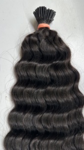 Extensions de cheveux indiens Remy I-Tip à double trame tissée, fixation par clip, 100g, toutes couleurs - Product Image 5