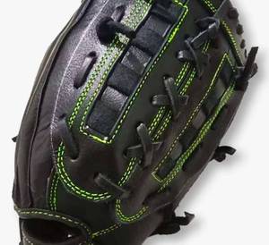 Gants de baseball de couleur noire derniers gants de conception gants de sport taille et conception personnalisées entraînement de match de baseball dernière conception - Product Image 1