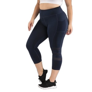 High Quality Custom Logo Capri Leggings <b>Sexy</b> Nylon <b>Yoga</b> <b>Pants</b> with Unique Design Exercise-Friendly and Hot-Selling for Women - Product Image 2