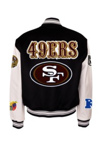 แจ็คเก็ตวาร์ซิตี้ขนสัตว์และหนัง SAN FRANCISCO 49ERS - Product Image 2