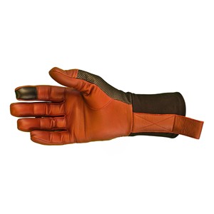 Professional Rappelling <b>Gloves</b> with Leather Palm for Rock <b>Climbing</b> and Mountaineering - Product Image 2
