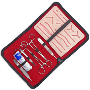 Kit de Entrenamiento de Sutura Veterinaria Más Vendido, 18 Piezas con 14 Herramientas para Práctica de Sutura, Agujas e Hilos, Certificado CE ISO, Proveedor Mayorista - Product Image 4