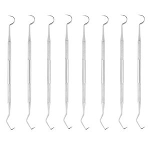 Stainless Steel Teeth Scraper Tool | Double Ended Dental Pick for Tartar & Stubborn Stain Removal - Product Image 1