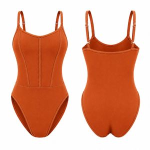 Maillot de bain une pièce sur mesure pour femme, tissu extensible de haute qualité, séchage rapide, fournisseur de marques privées - Product Image 5