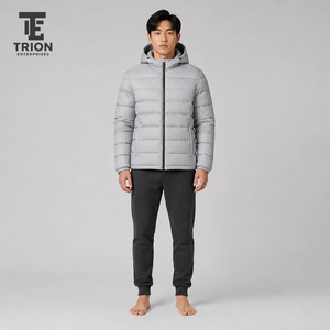 Veste d'hiver matelassée personnalisée pour homme, confortable, décontractée, à capuche, respirante - Product Image 1