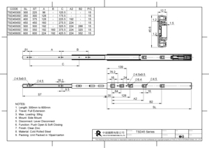 Đẩy Để Mở Giấu Mềm Đóng Ngăn Kéo Trượt Đường Sắt Cho Nhà Tối Giản Đồ Nội Thất Lưu Trữ Lý Tưởng Cho OEM Cung Cấp Số Lượng Lớn - Product Image 6