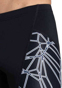 Men's Plus Size Sporty Solid Knitted Jammer Swim Trunks Quick Dry Chlorine Resistant for Training Racing Lap Swimming Beach <b>Pool</b> - Product Image 5