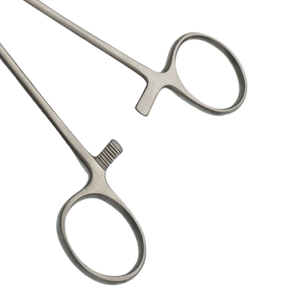 Pinzas Uterinas Schweizer de 10″ con Mordazas Rectas Dentadas de Acero Inoxidable, Instrumento Quirúrgico Ginecológico de Precisión - Product Image 6