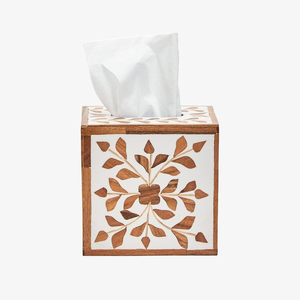 High Demand Bone Inlay <b>Tissue</b> Box Napkin Holder for Home and Restaurant Use - Product Image 4