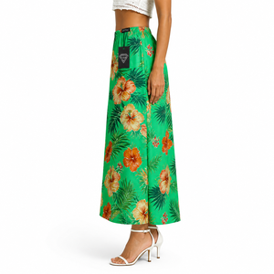 Robe Hawaïenne Aloha Imprimée pour Femme – Taille Naturelle, Fluide, Style Tropical, Idéale pour la Plage et les Vacances, 100% Coton - Product Image 6
