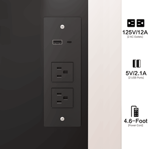 Tavolo da Trucco con Specchio LED da 17 Pollici, Sgabello Imbottito, 2 Prese AC+2 USB, Grande Specchio con Interruttore Touch, 3 Colori, Vanity per il Trucco - Product Image 4