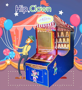 HGR Amusement Hit Clown Ticket Redemption Arcade Game Ball Toss Carnival Coin Operated Indoor Family Entertainment Center - Product Image 2