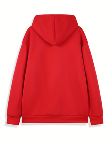 Sweat-shirts personnalisés en molleton de coton mélangé pour hommes, coupe ample, avec poche, tissu respirant, impression numérique, pour l'hiver – Vente en gros - Product Image 2