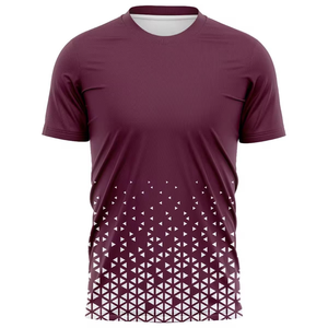 Wholesale 100% <b>Polyester</b> Sublimation <b>Tshirt</b> Quick Fit Sport Running T Shirts Printed Full Sublimated T-shirt for Men - Product Image 3