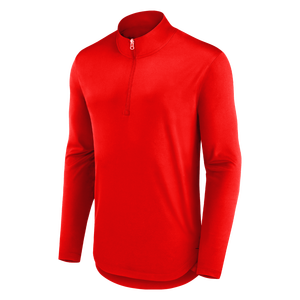Wholesale Men Half Zip Training Top Lightweight Moisture Wicking Gym Sportswear Manufacturer - Product Image 1