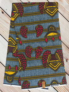 Tela de Algodón con Estampado Africano Ankara para Coser Ropa, Manualidades y Moda, por Hitjem Export Island Supplier - Product Image 2