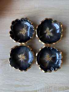 Bol à salade en résine pour cuisine et table, nouveau design, bol de service en résine fait main, vaisselle pour la maison et le jardin, personnalisation - Product Image 2