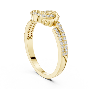 Anillo de oro amarillo entrelazado Enchanted Circle - Product Image 2