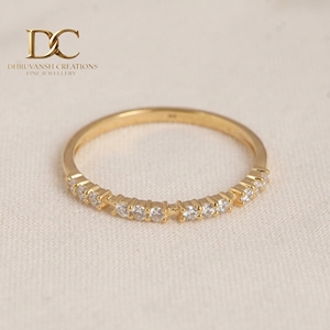 Fine Luxury 14KT Solid Gold <b>Ring</b> with Lab Grown <b>Diamond</b> Women's Wedding & Party Jewelry Wholesale Manufacturer - Product Image 2