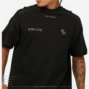 Hot Selling Custom Printed Oversized <b>Tshirt</b> 100% Cotton Jersey Fabric High Quality Eco-Friendly Quick Dry DTF Sticker Summer - Product Image 3